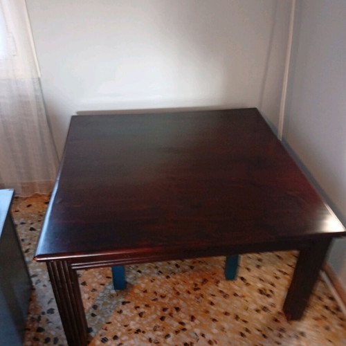 Coffee table large antique used with carved legs