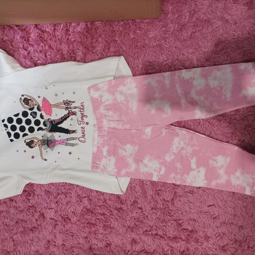 Miss Ebita summer set new for 1-year-old girl, white and pink