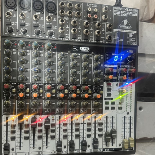 Behringer XENYX X1622USB mixer used with missing knob