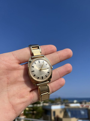 Timex vintage wristwatch used, defective, multicolor