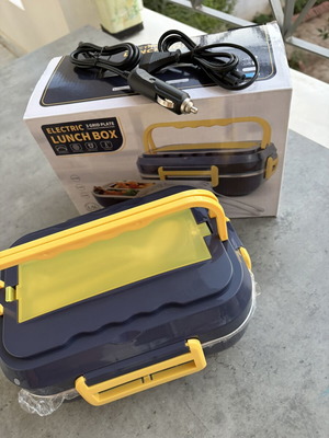 Electric Heated Lunch Box 1.5L with 3 Compartments new