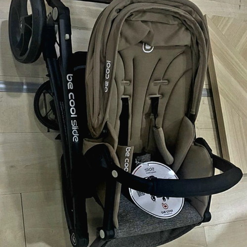 Be Cool Slide 2-in-1 stroller used, walnut color