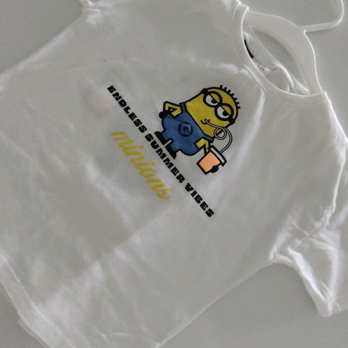 Zara Minions T-shirt like new, size 116, white and yellow