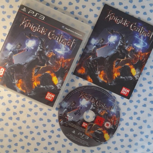 Knights Contract PS3 game with case, disc and manual
