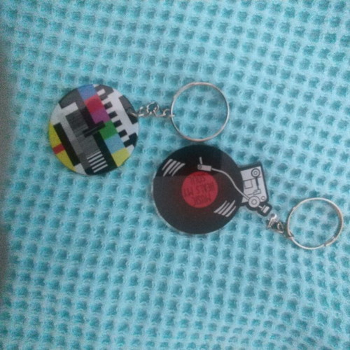 Acrylic keychains pack of two new