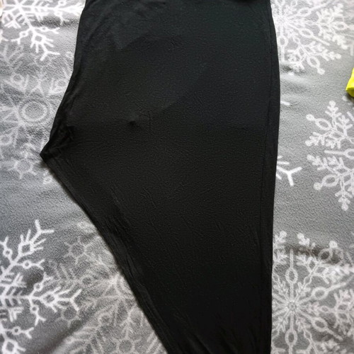 Black asymmetrical skirt medium like new
