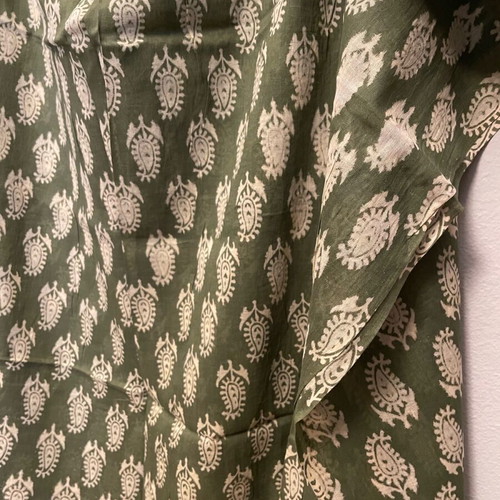 Cotton pareo khaki-cream “colores” new with tag