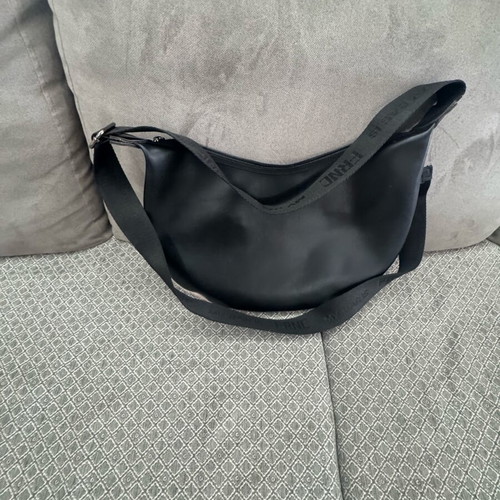 FRNC medium size bag like new, beige with fur and leather