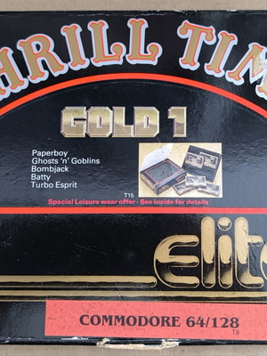 Thrill Time Gold Vol.1 Elite Commodore Cassette like new