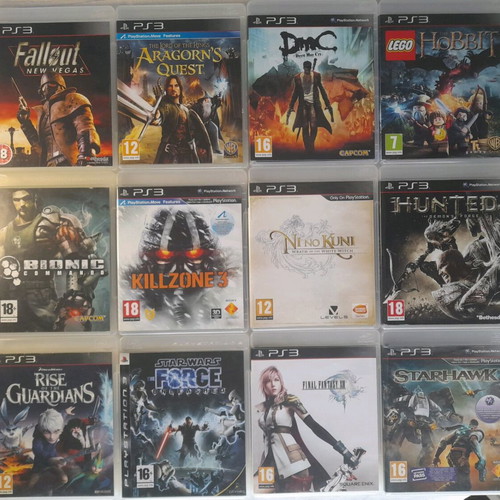 PS3 games like new, action and adventure titles