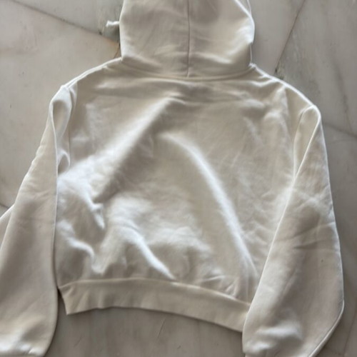 Tally Weijl white sweatshirt with rhinestone details like new, size S