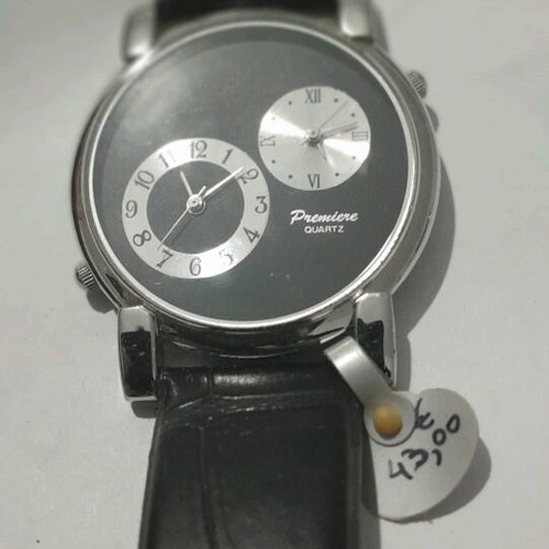 Men's wristwatch new, black, without strap