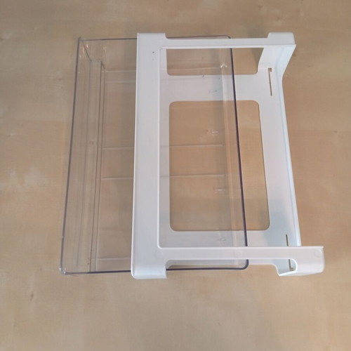 Under-desk drawer organizer, transparent plastic storage container