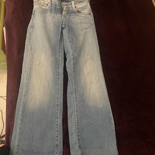 Tommy Hilfiger jeans lightly used, low-rise, wide leg, size 24