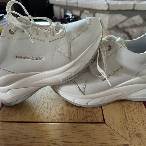 Renato Garini women's sneakers white, size 37, like new
