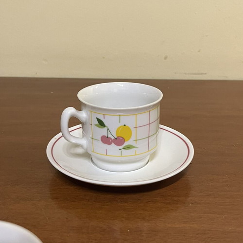 Cup and saucer set like new, pack of 6