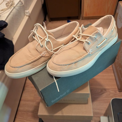 Timberland loafers size 44, beige