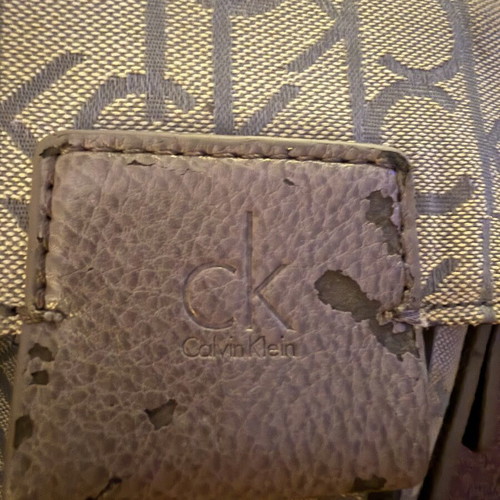 Calvin Klein small crossbody bag used, gray