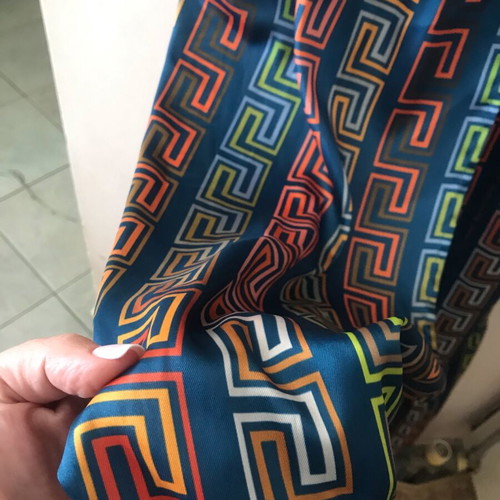 NEMA designer boho maxi dress like new, colorful geometric print