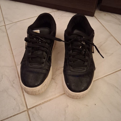 Puma athletic shoes used, size 39, black