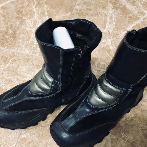 KK kids shoes used, blue boots size 34