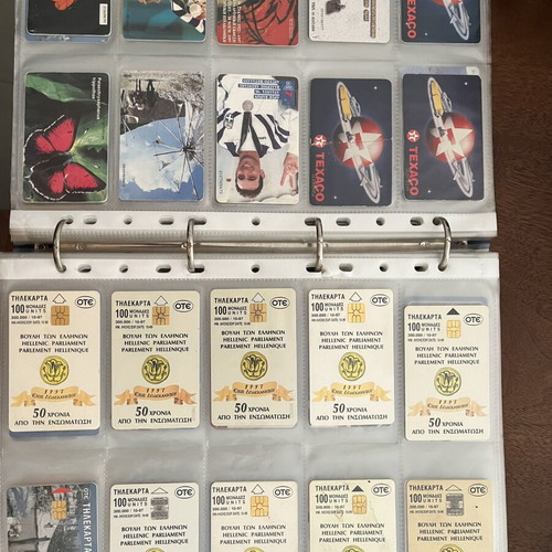 Phone cards used, pack of 310