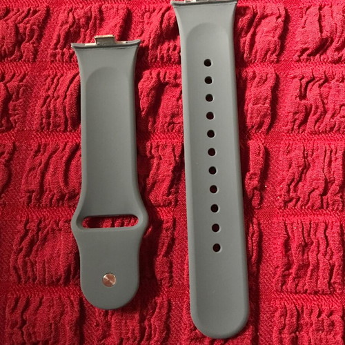 Smart watch strap new, blue silicone