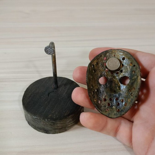 Jason Friday the 13th Mask with Detachable Base Handmade