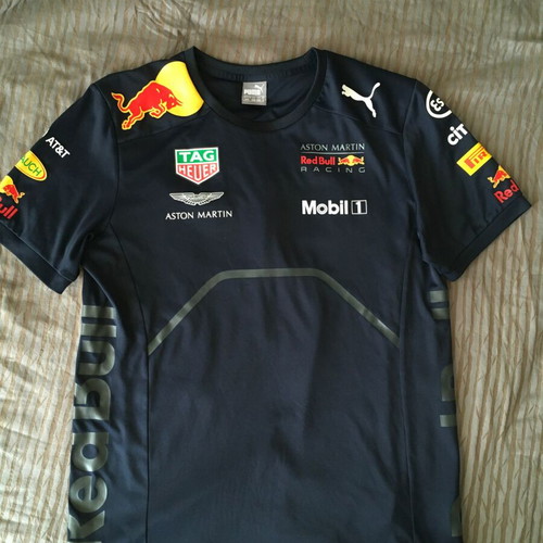 Puma Red Bull Racing Shirt Men M used, Aston Martin Formula 1 Jersey