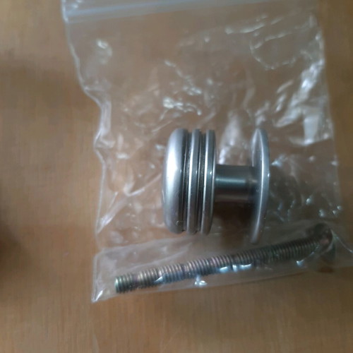 Metal furniture knobs new, pack of 12 pieces