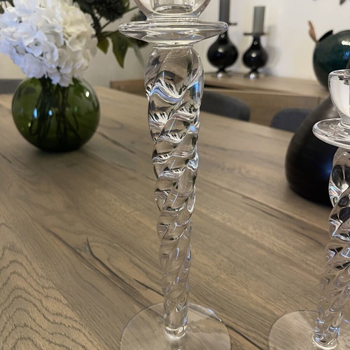 Kosta Boda candleholders like new, set of two