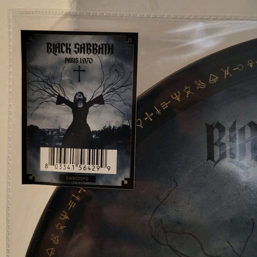 Black Sabbath Paris 1970 new metal vinyl