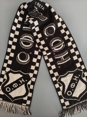 Ofi Crete Football Scarf used with Crete map design