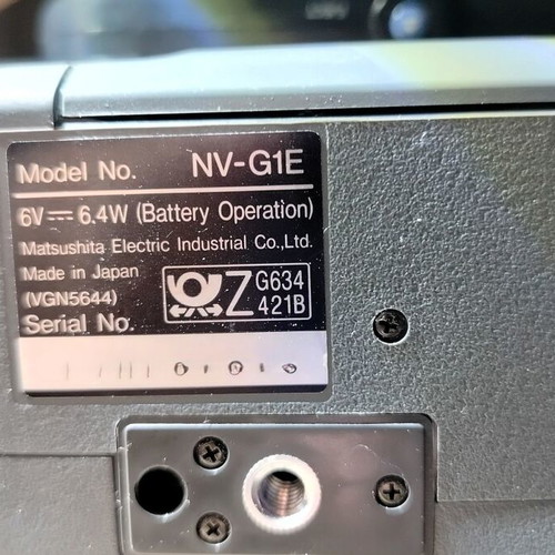 Panasonic NV-G1E VHS-C Movie Camera used, collector's item