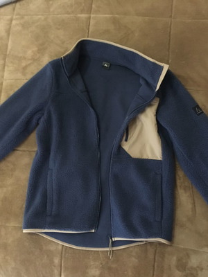Mc Kinley fleece full zip jacket like new, blue, size M
