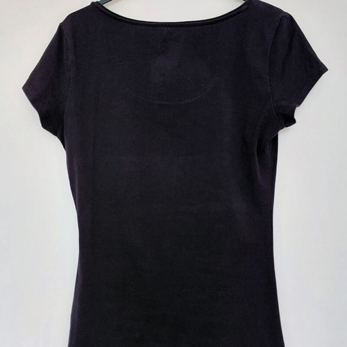 Casual black cotton t-shirt H&M like new, size S