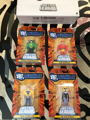 Justice Guild 4-Pack φιγούρες καινούργιες, με Matty Collector κουτί