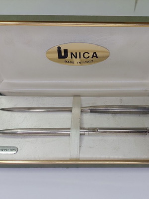 Silver set pen and letter opener knife new in case