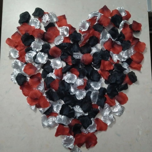 Rose Petals and Large Balloons New for Decoration