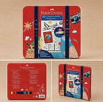 Faber Castell metal box with markers