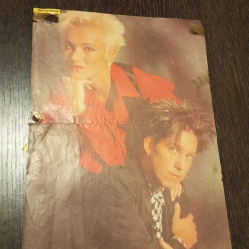 Alice Cooper Roxette double-sided poster 1990s used