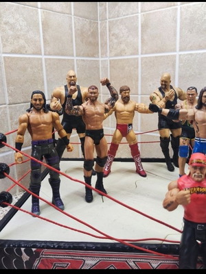 WWE Flex Force Breakdown Ring 2010 with 8 figures