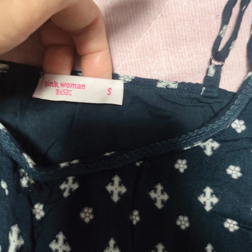 Blouse Pink Woman blue size S used, very good condition