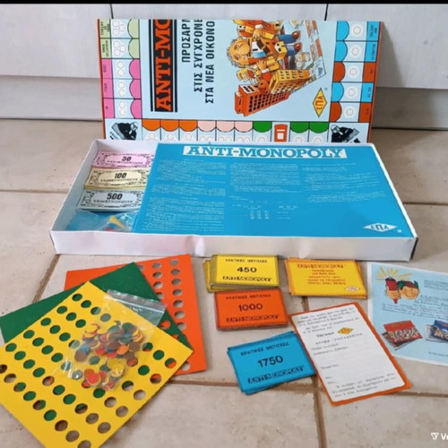Anti-Monopoly board game used