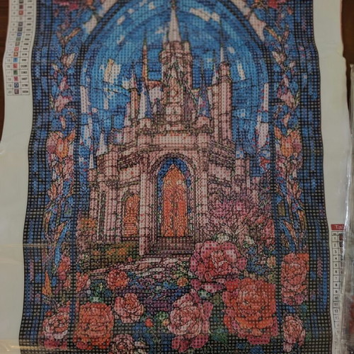 Diamond Painting Kit 30x40 Beauty and the Beast Castle new, sealed