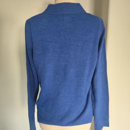 Adagio blue knitted women's sweater size M new