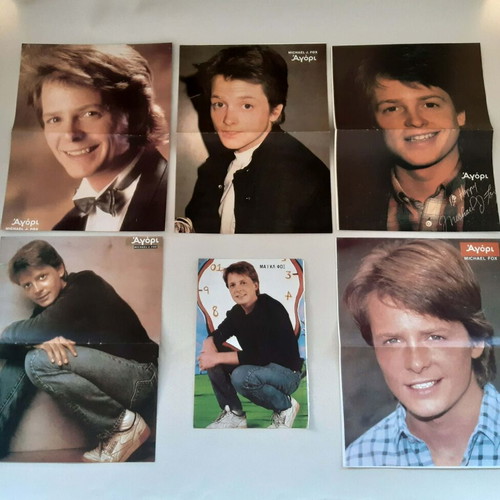 Michael Fox Back to the Future posters used, set of 7