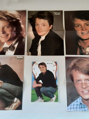 Michael Fox Back to the Future posters used, set of 7
