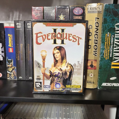 EverQuest Collectible PC Lot used, EverQuest II Limited Edition and Trilogy