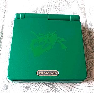 Gameboy Advance SP Rayquaza edition